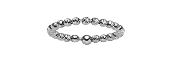 Brogle Classic Goldring Kügelchen diamantiert 2,2mm Brogle Classic Goldring Kügelchen diamantiert 2,2mm