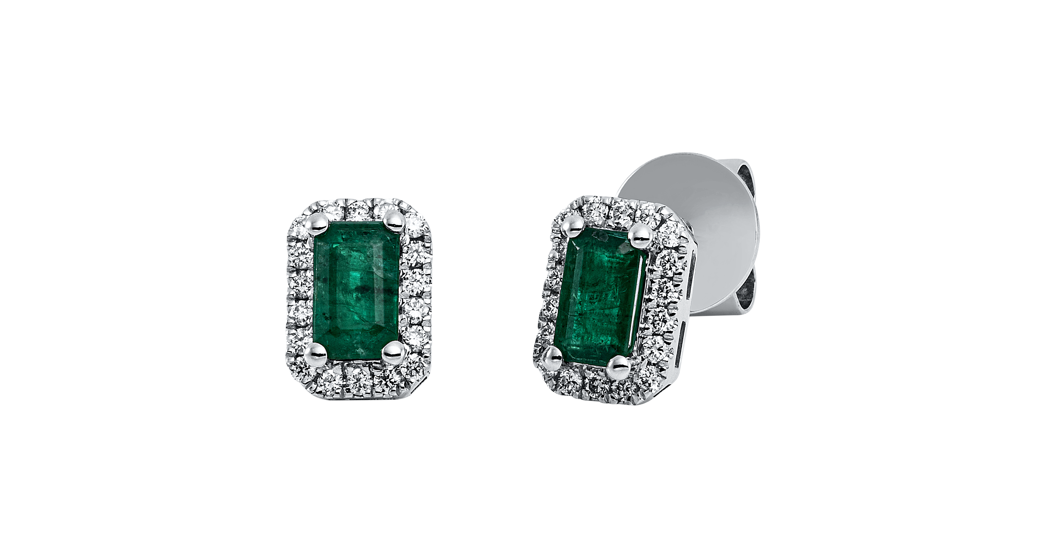 Brogle Classic emerald stud earrings Brogle Classic emerald stud earrings