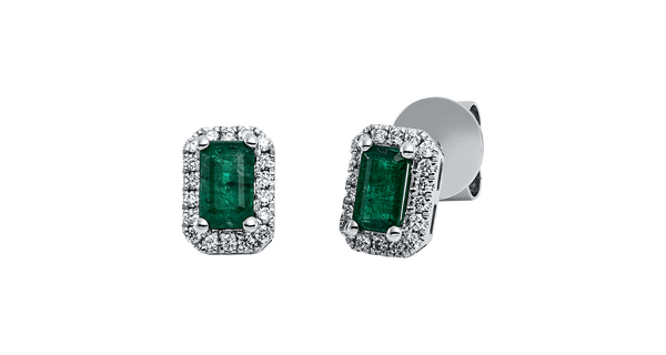 Brogle Classic emerald stud earrings Brogle Classic emerald stud earrings