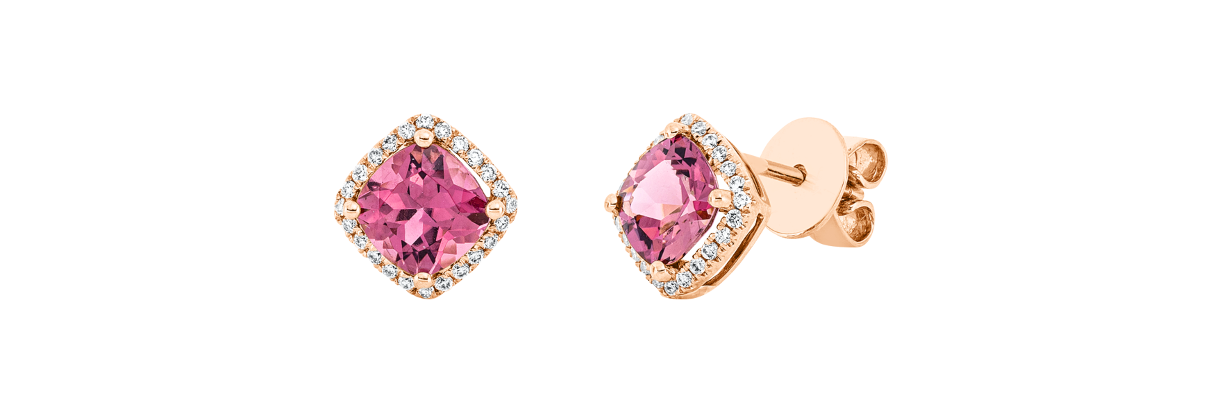 Brogle Classic tourmaline stud earrings