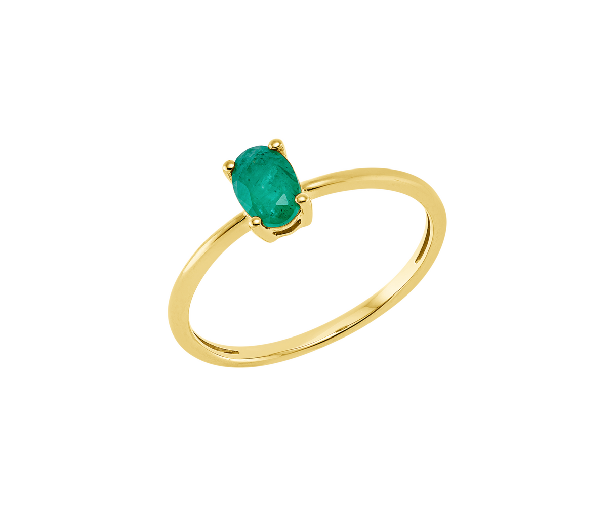 Brogle Classic emerald ring