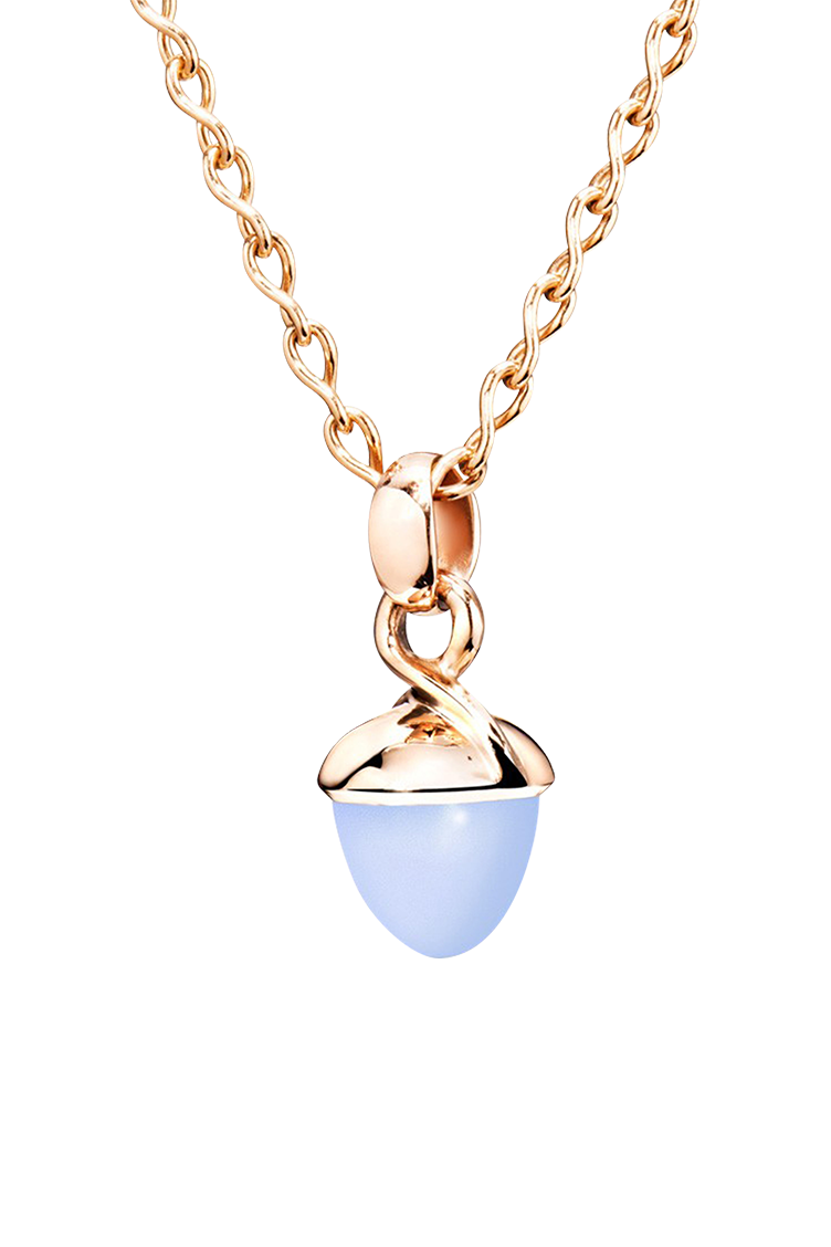 Tamara Comolli Mikado Bouquet blauer Chalcedon Anhänger Tamara Comolli Mikado Bouquet blauer Chalcedon Anhänger