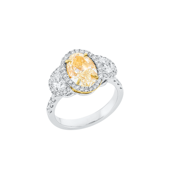 Brogle Selection Bicolor diamond ring Brogle Selection Bicolor diamond ring