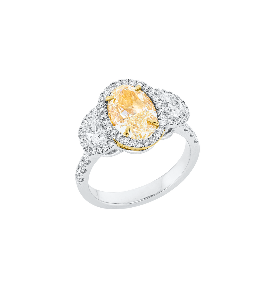 Brogle Selection Bicolor diamond ring Brogle Selection Bicolor diamond ring