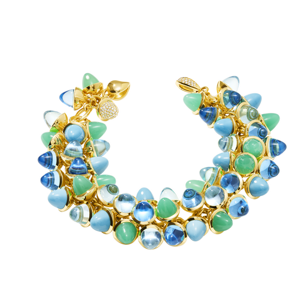 Tamara Comolli MIKADO Flamenco "Lagoon" bracelet