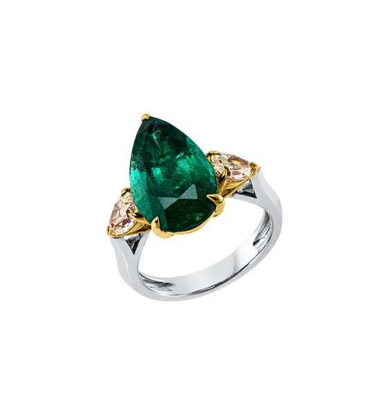 Brogle Selection Bicolor Smaragdring