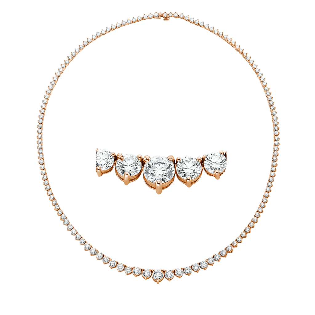 Brogle Selection Eternity tennis necklace Brogle Selection Eternity tennis necklace