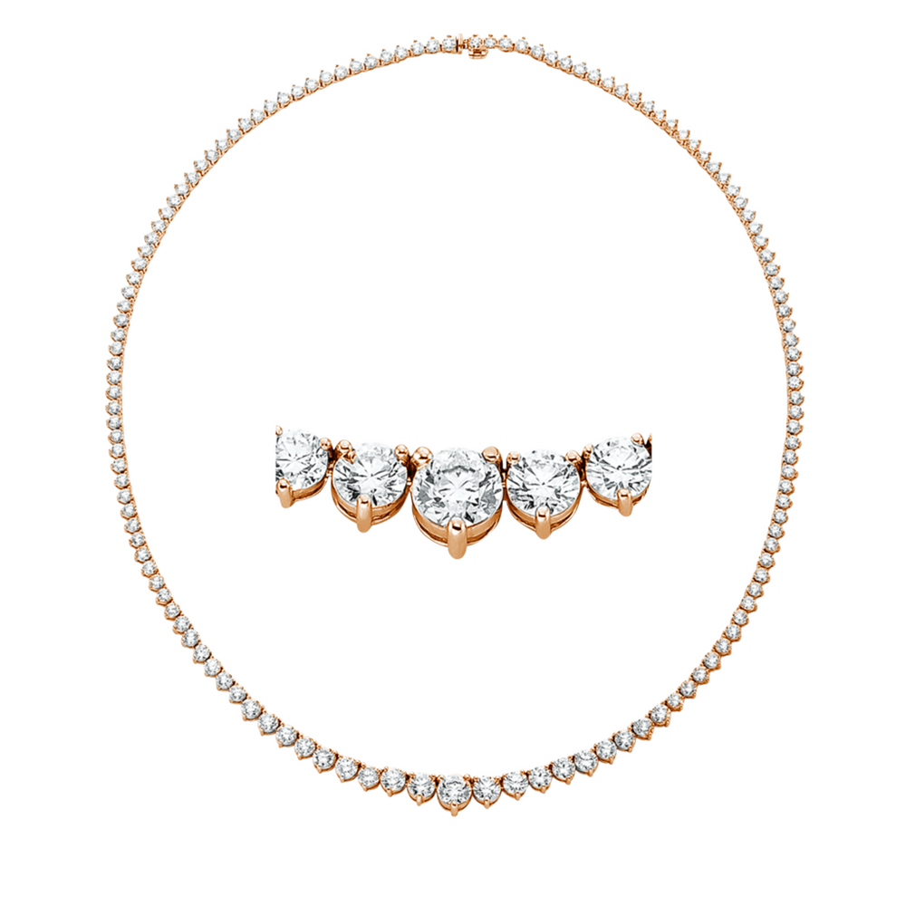 Brogle Selection Eternity tennis necklace Brogle Selection Eternity tennis necklace