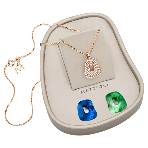 Mattioli Puzzle necklace box, small with 3 puzzles