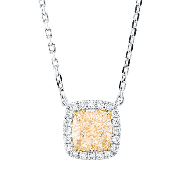 Brogle Selection Kette mit Bicolor Diamantanhänger Brogle Selection Kette mit Bicolor Diamantanhänger