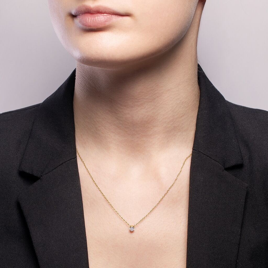 Brogle solitaire necklace Sophie up to 0.5 carat Brogle solitaire necklace Sophie up to 0.5 carat