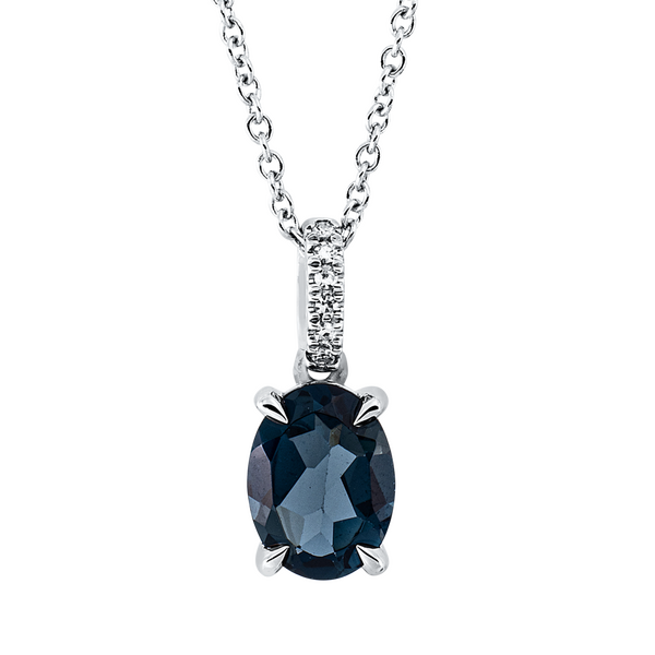 Brogle Classic necklace with London topaz pendant
