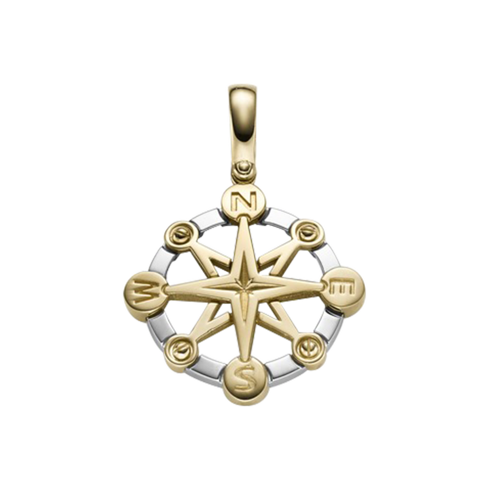 Brogle Selection Spirit compass pendant in gold