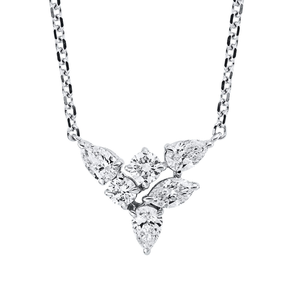 Brogle Classic necklace with diamond pendant Brogle Classic necklace with diamond pendant