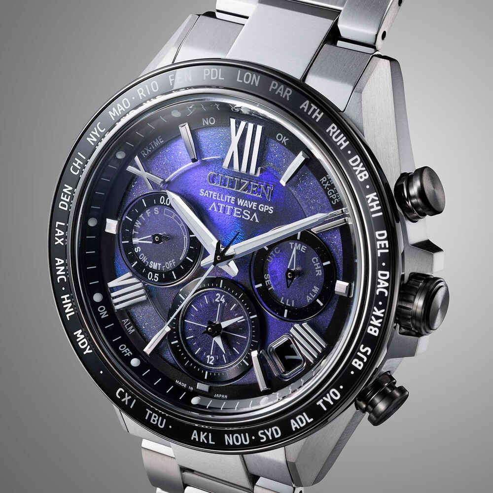 Citizen Attesa Unite with Blue 44,5mm
