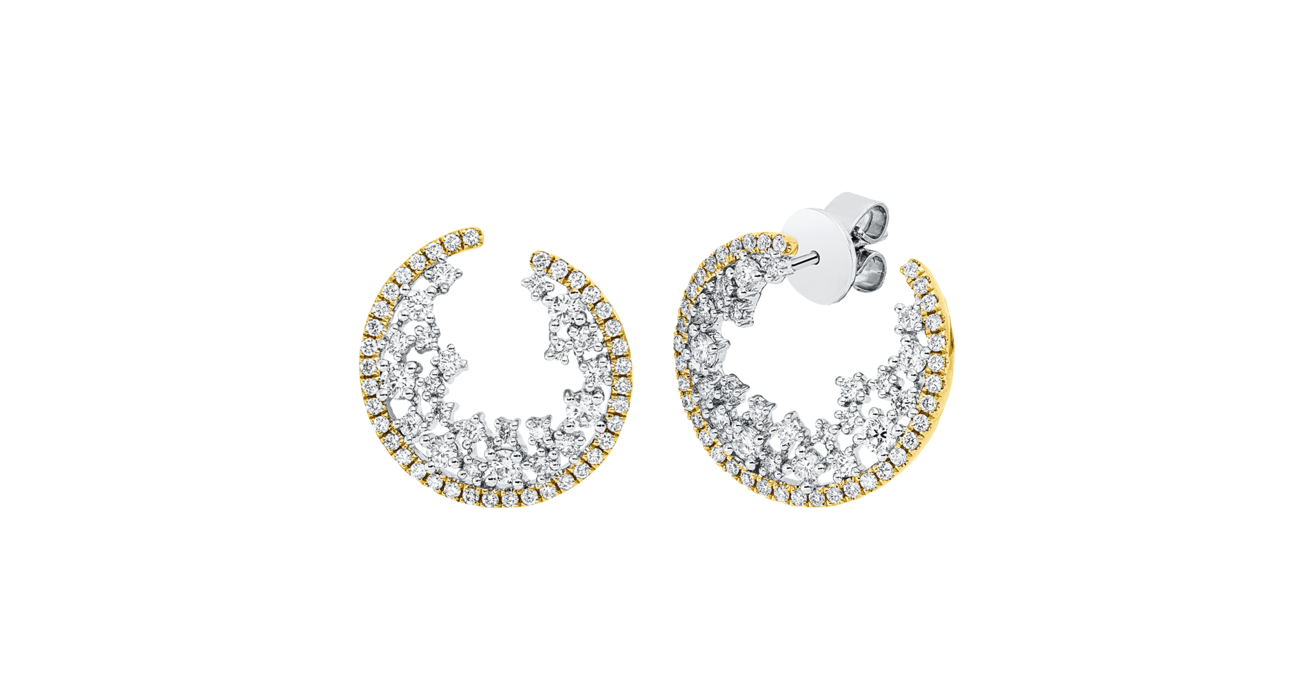 Brogle Selection Bicolor Diamantohrstecker Brogle Selection Bicolor Diamantohrstecker