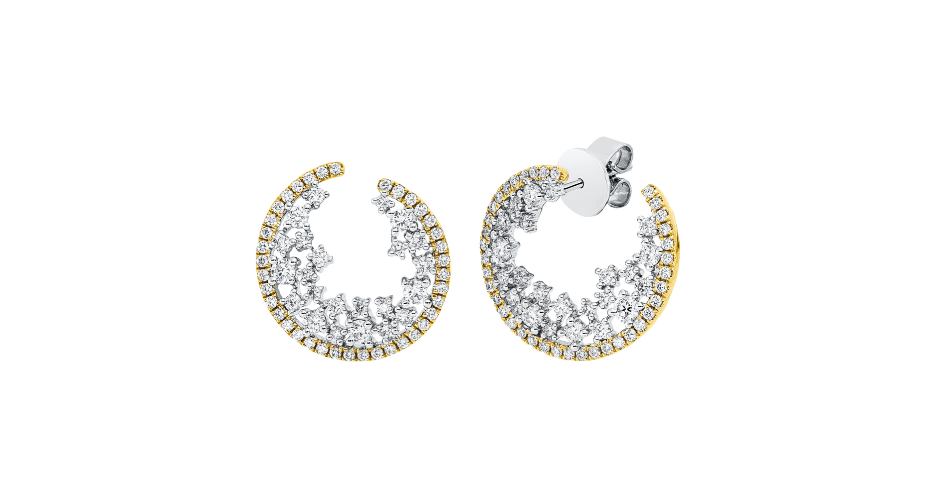 Brogle Selection Bicolor Diamantohrstecker Brogle Selection Bicolor Diamantohrstecker