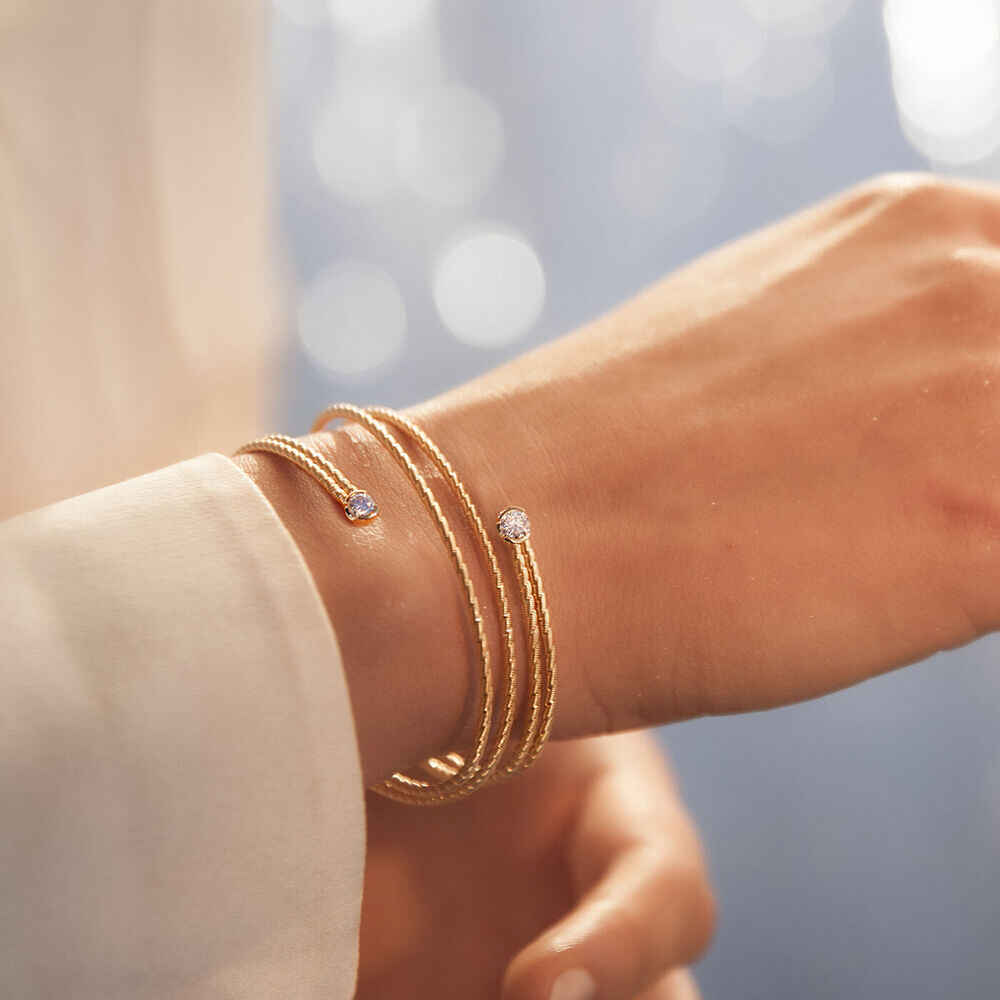 Wellendorff Umarme Mich. Solitär Armband
