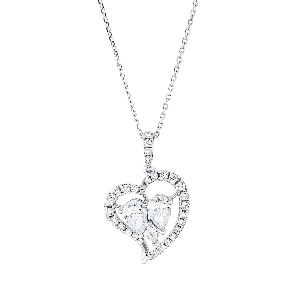 Brogle Selection Kette mit Diamantherz Brogle Selection Kette mit Diamantherz