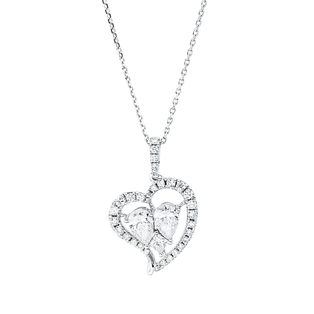 Brogle Selection Kette mit Diamantherz Brogle Selection Kette mit Diamantherz