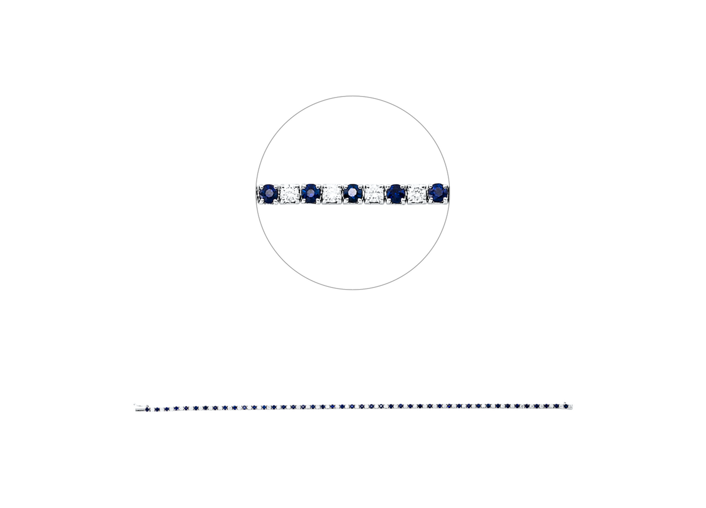 Brogle Classic Saphirarmband Brogle Classic Saphirarmband