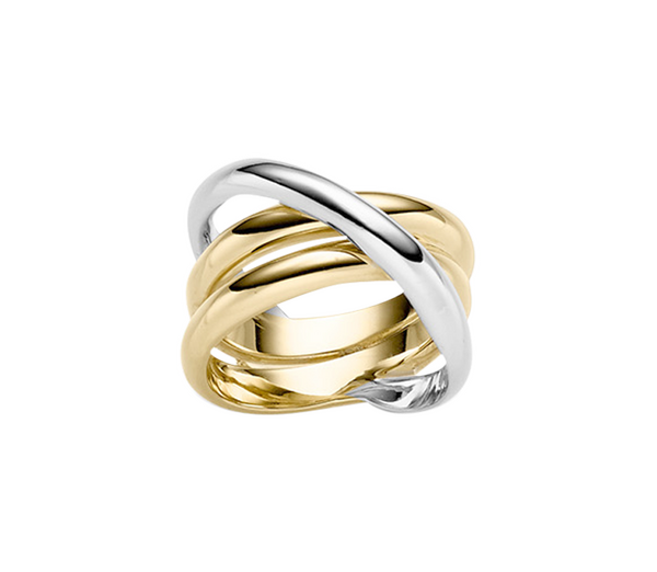 Brogle Classic Bicolor Gold Ring