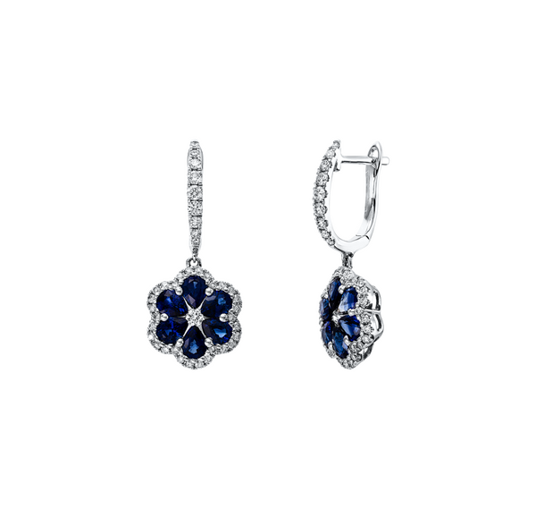 Brogle Selection sapphire hoop earrings Brogle Selection sapphire hoop earrings