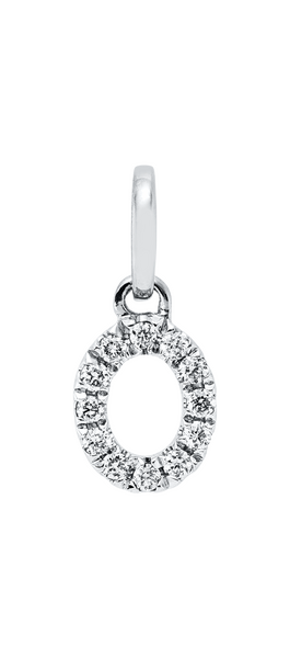 Brogle Classic Buchstabenanhänger O mit Diamanten Brogle Classic Buchstabenanhänger O mit Diamanten