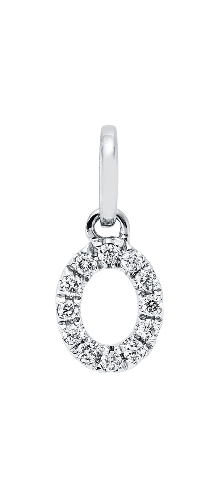 Brogle Classic Buchstabenanhänger O mit Diamanten Brogle Classic Buchstabenanhänger O mit Diamanten