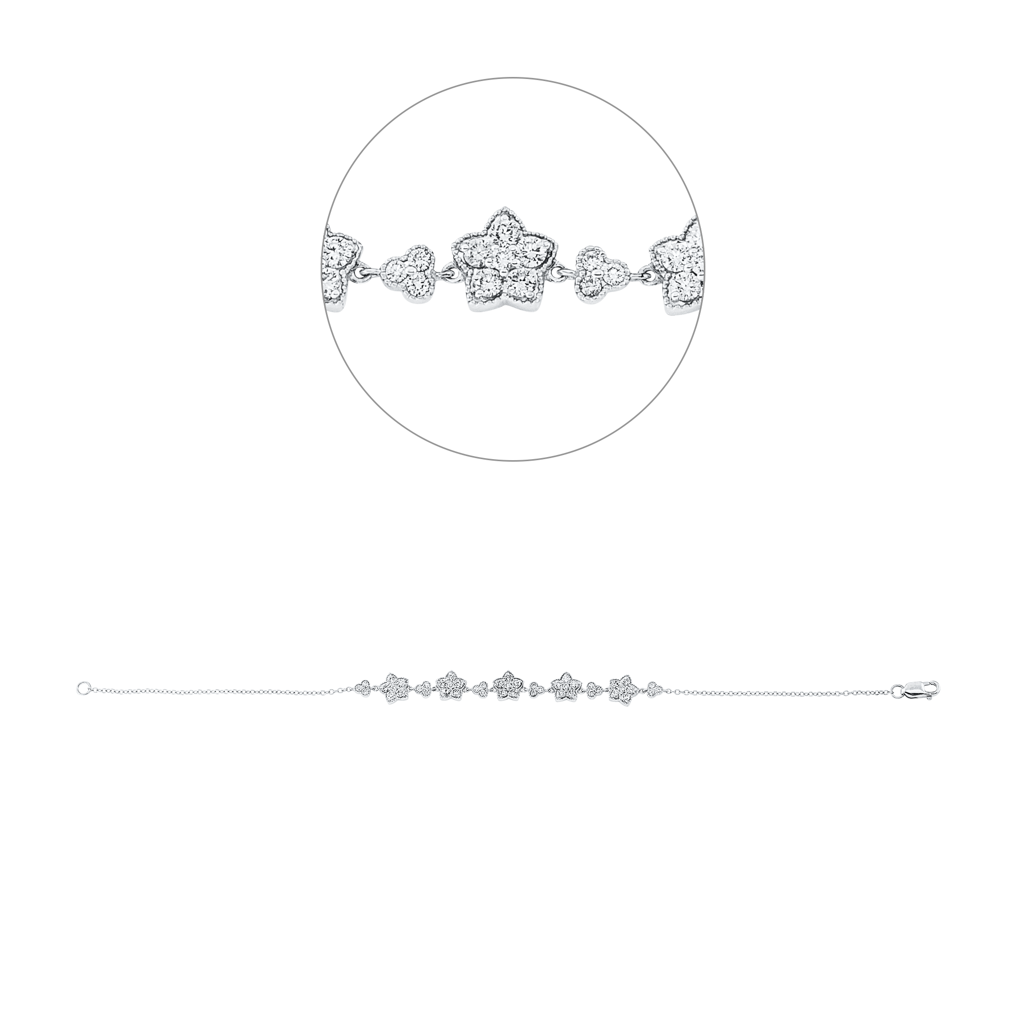 Brogle Selection Casual diamond bracelet Brogle Selection Casual diamond bracelet