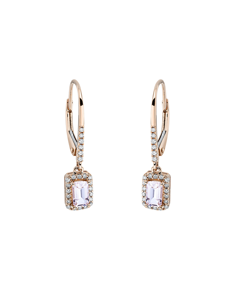 Brogle Classic Morganite Creoles Brogle Classic Morganite Creoles