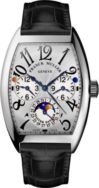 Franck Muller Cintrée Curvex Master Banker Mondphase 50,4 x 36mm