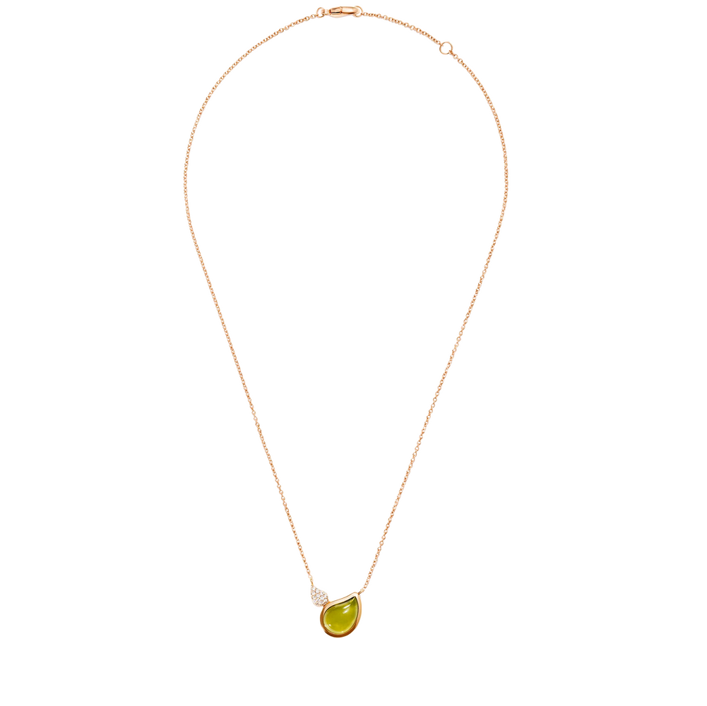 Tamara Comolli Signature Two Drops Peridot Necklace with Pendant Tamara Comolli Signature Two Drops Peridot Necklace with Pendant