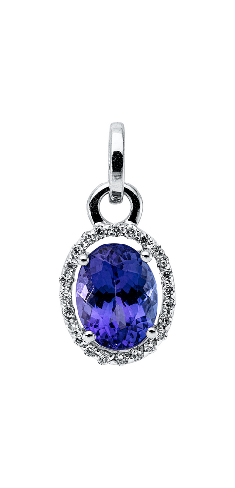 Brogle Classic tanzanite pendant Brogle Classic tanzanite pendant
