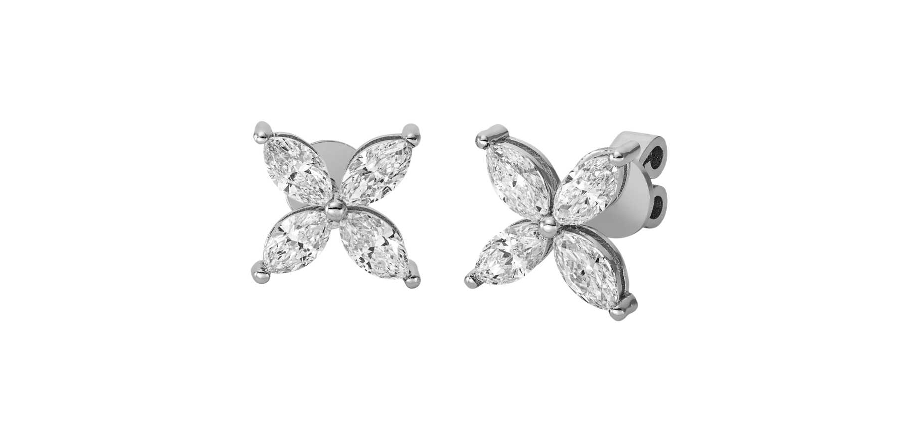 Brogle Selection Casual diamond stud earrings Brogle Selection Casual diamond stud earrings