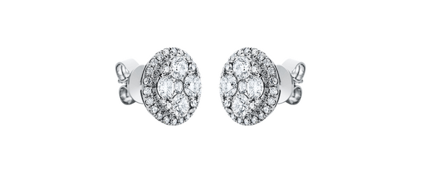 Brogle Selection diamond stud earrings Brogle Selection diamond stud earrings