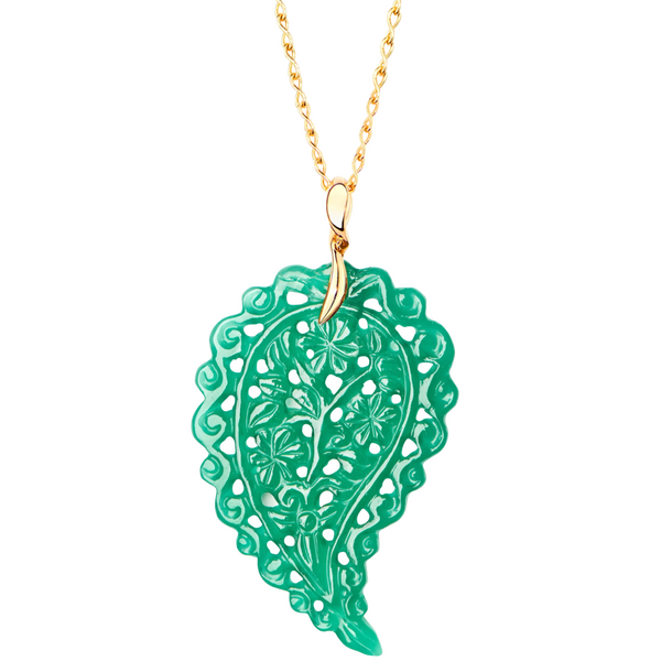 Tamara Comolli India Leaf Onyx L Pendant