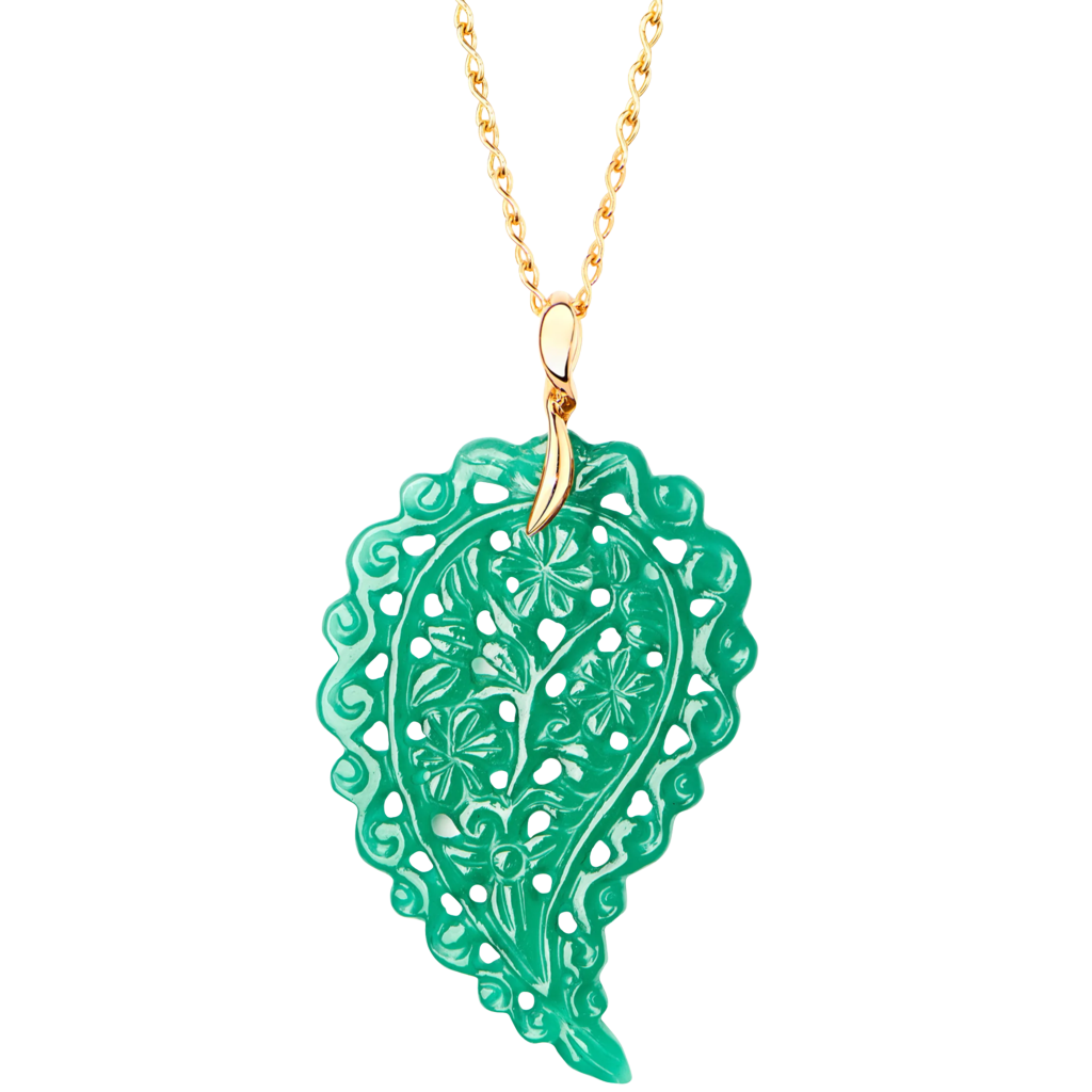 Tamara Comolli India Leaf Onyx L Pendant Tamara Comolli India Leaf Onyx L Pendant