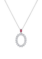 Chopard L'Heure du Diamant Marquise Necklace with Pendant