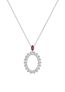 Chopard L'Heure du Diamant Marquise Necklace with Pendant