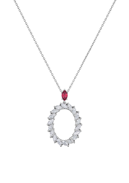 Chopard L'Heure du Diamant Marquise Necklace with Pendant