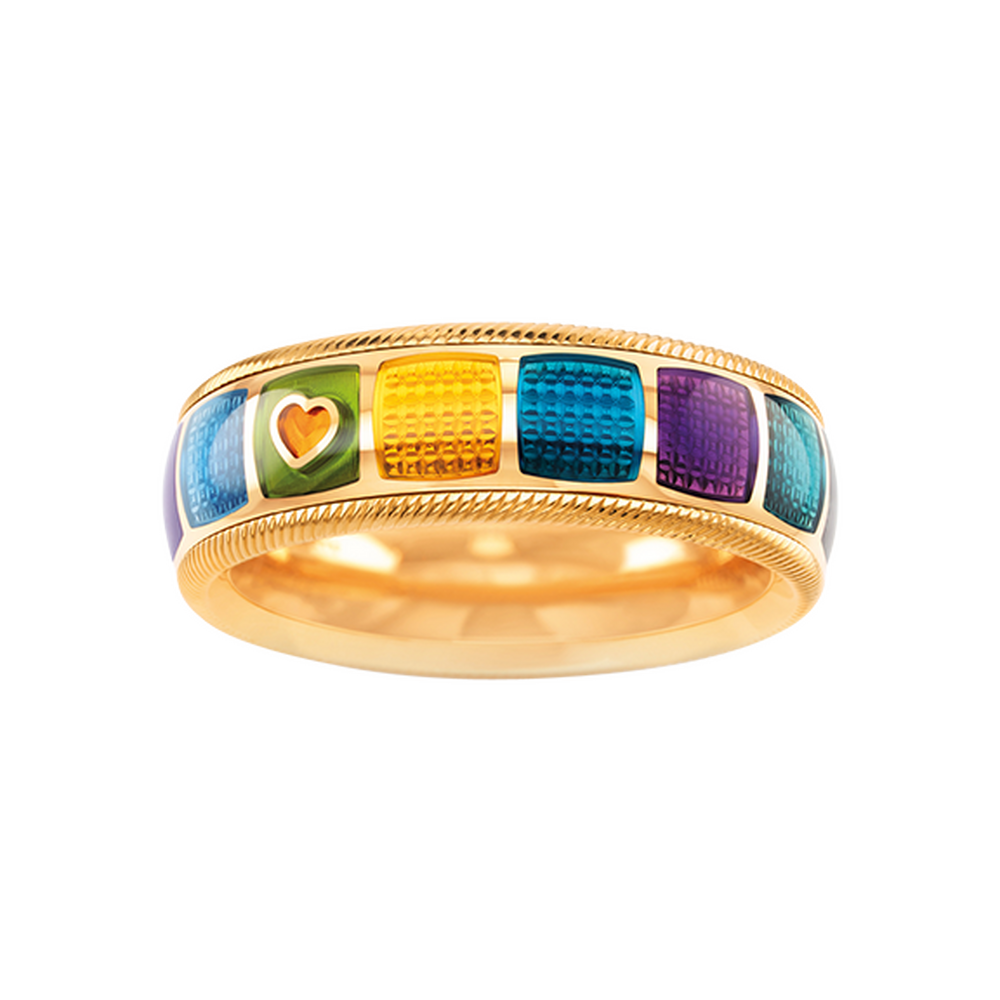 Wellendorff MY WORLD IS COLORFUL. Birthday ring 2025