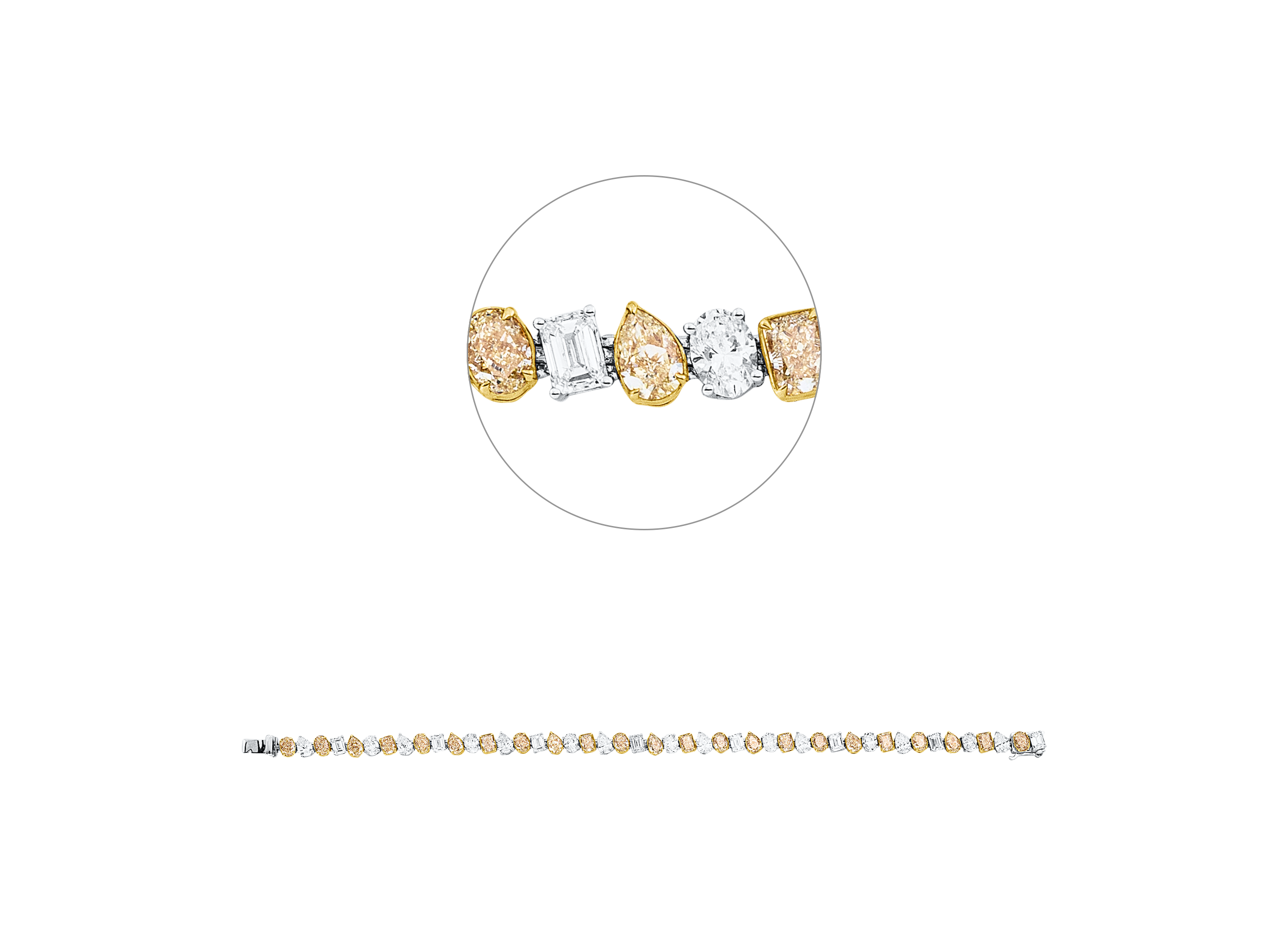 Brogle Selection Bicolor Diamantarmband Brogle Selection Bicolor Diamantarmband