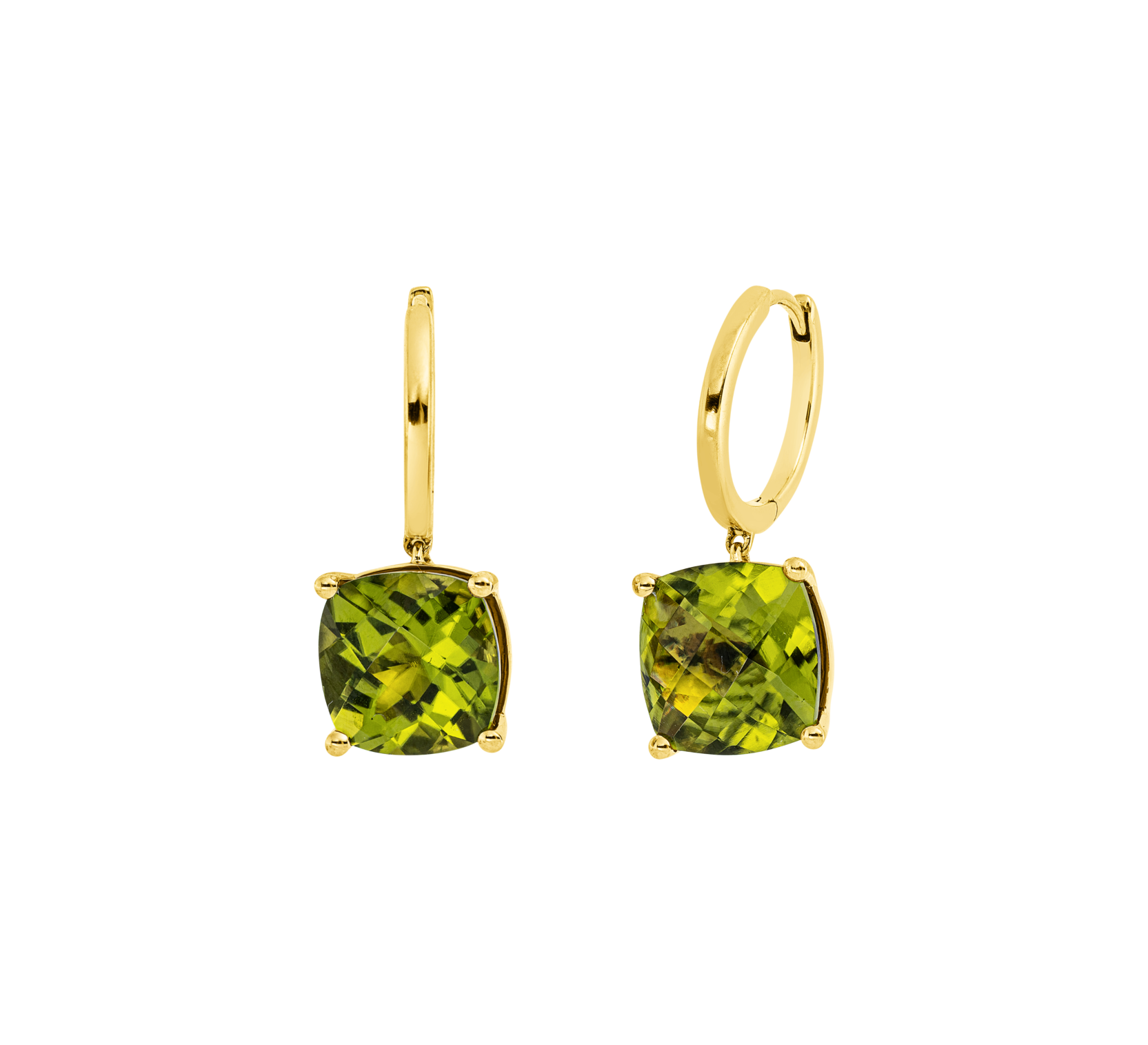 Brogle Classic peridot hoop earrings Brogle Classic peridot hoop earrings
