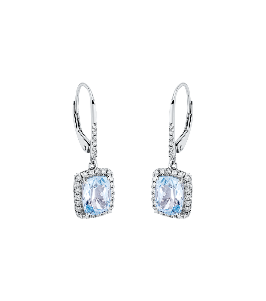 Brogle Classic Sky topaz earrings Brogle Classic Sky topaz earrings