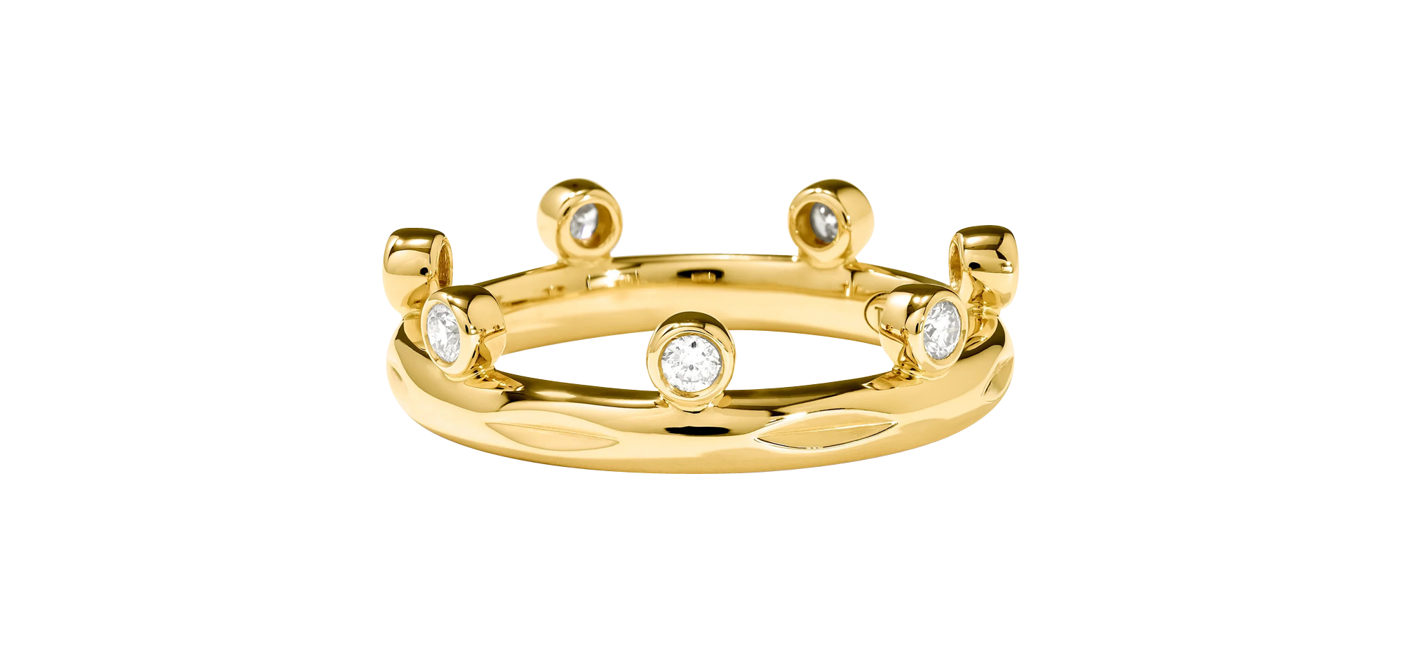Tamara Comolli Gypsy Crown Brilliant Cut Classic Ring Tamara Comolli Gypsy Crown Brilliant Cut Classic Ring