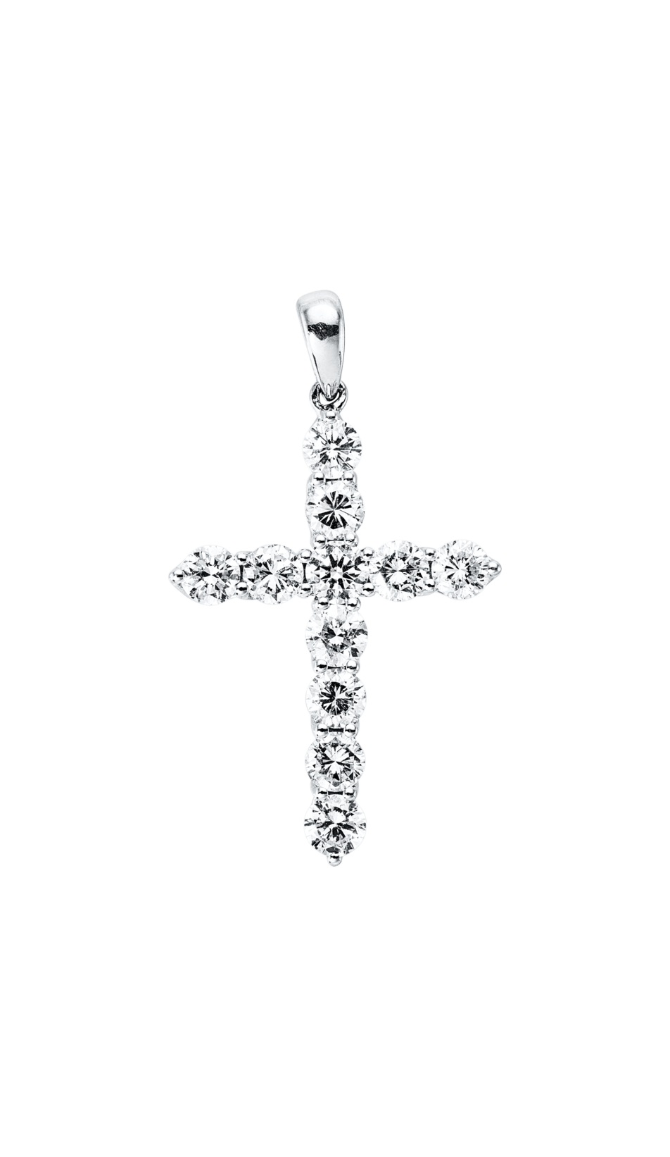 Brogle Selection Kreuzanhänger mit Diamanten