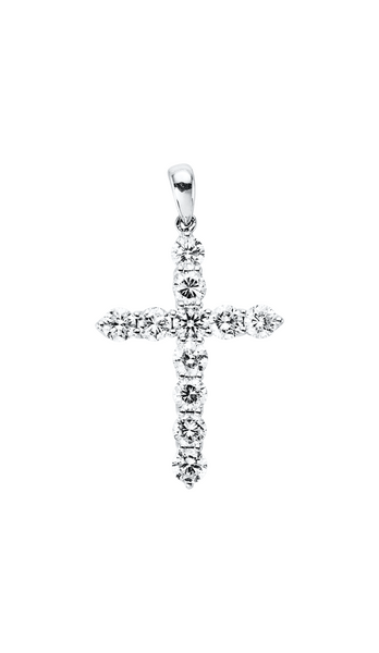 Brogle Selection Kreuzanhänger mit Diamanten