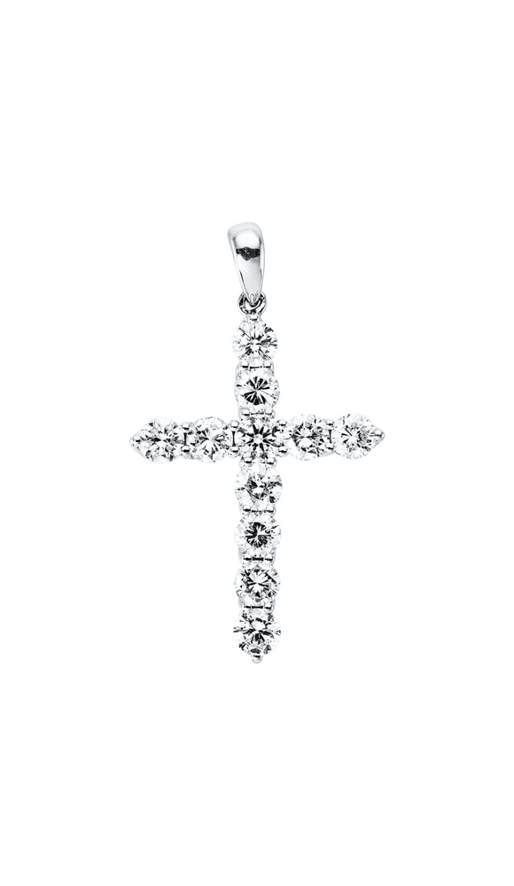 Brogle Selection Kreuzanhänger mit Diamanten Brogle Selection Kreuzanhänger mit Diamanten