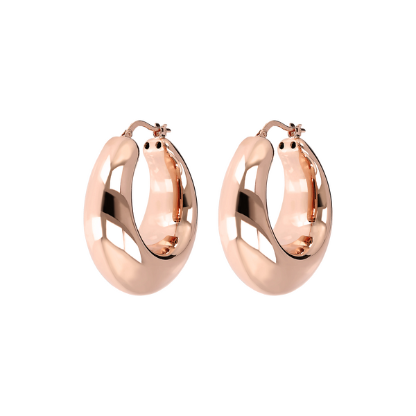 Bronzallure Purezza hoop earrings